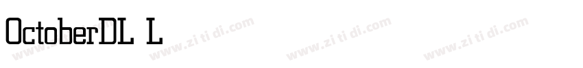 OctoberDL Light字体转换 OctoberDL Light字体转换